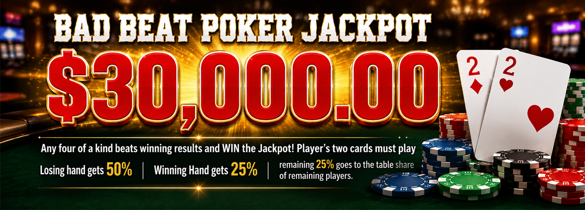 No Bust Century 21st Blackjack, Bonus Points Pays Up To $20,000